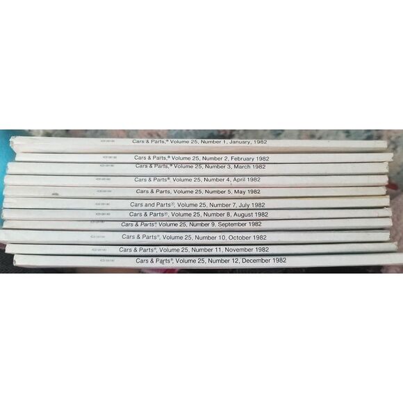 Vintage 1982 Car & Parts Magazines‎ Lot of 11, missing June - Picture 12 of 12